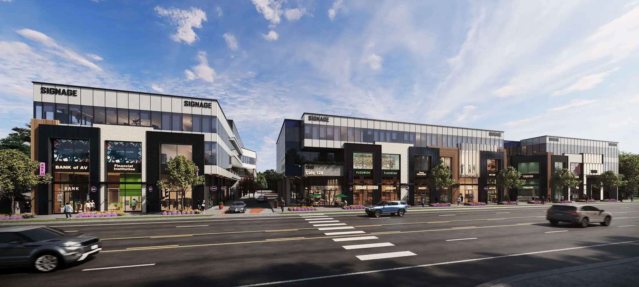 Exterior rendering of the Sector One 28